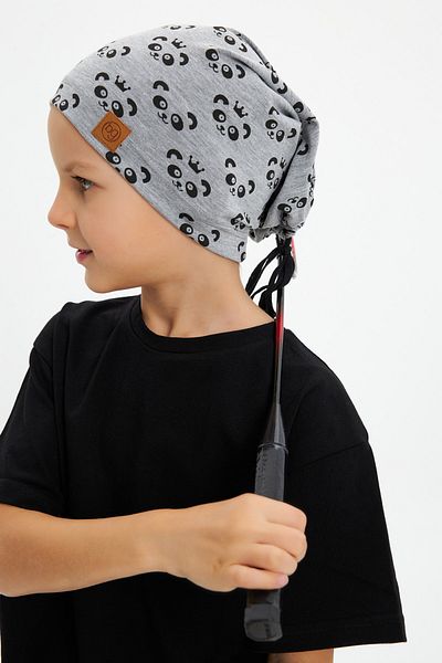 Babygiz Baby Boy Child Young Panda Figured 4 Season Hat Beanie 100% Cotton Combed