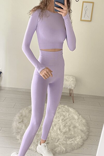 MAGZA Kadın Lila Crop