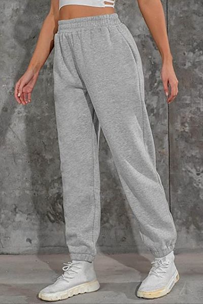 BSBSPOR Καλοκαιρινό γκρι Ultra Oversize Loose Loose Fit Φούτερ Jogger με τσέπες