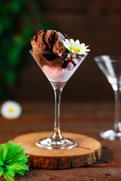 SARAYIKRISTAL Bohemia Kristal 6'lı Uzun Ayaklı Dondurma Kasesi 90ml