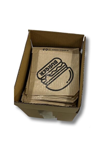 GİZPAK Kese Kağıdı Şamua Hamburger 1000 Li