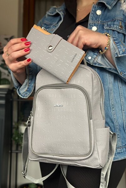 Just Polo Women's Multi-Compartment Adjustable Strap Backpack 4026-gb