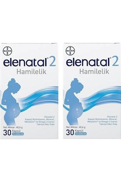 Elenatal Elenatal 2 30 Capsules 2 Boxes