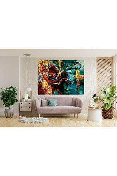 HDART Dekoratif Sanatsal Renk Cümbüşü Kanvas Duvar Tablosu Tablo