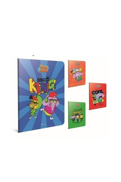 Gıpta Kral Şakir Wire Stitched Cardboard Cover Notebook A4 60 Sheets Lined (2 Pieces)