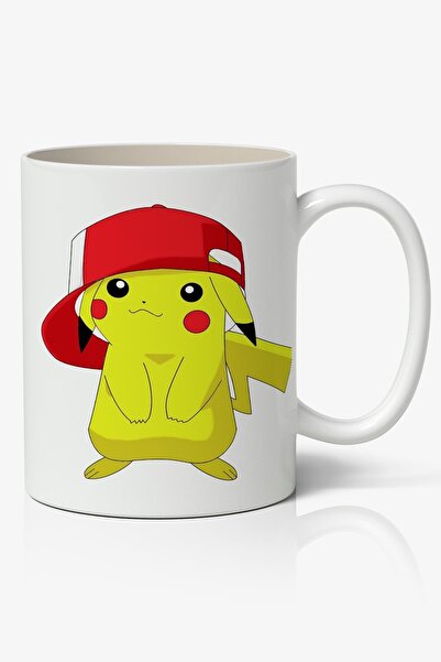 Anime Marketi Pokemon Pikachu White Porcelain Mug Cup