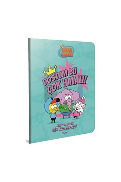 Gıpta Kral Şakir Wire Stitched Cardboard Cover Notebook A4 60 Sheets (2 Plaids)