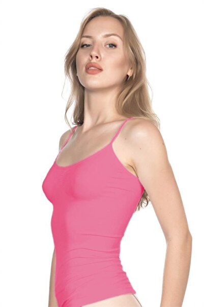 by İGP Жіноча фушева рибна м'яка майка на тонких бретельках