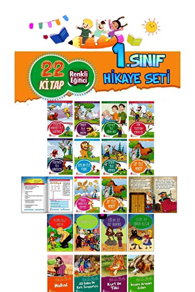 Ata Yayıncılık Ata 1. Sınıf Hikaye Seti Ata Yayınları Yeni Müfredat-kampanyalı