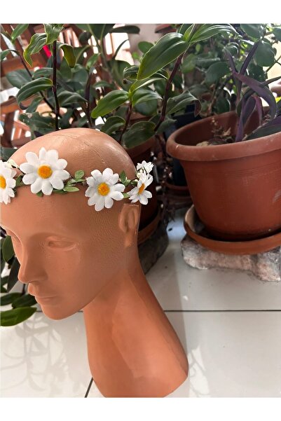 bbays new trend Papatyalı Gelin Tacı Papatya Taç