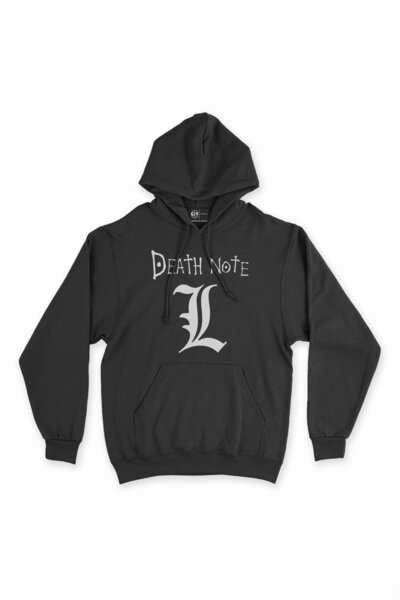 Generic Brand Death Note L Black Hooded Sweatshirt Hoodie