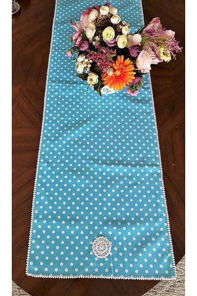 Ezem Croșetat Duck Fabric Runner
