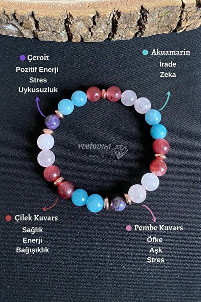 Peridona Love Love Stone Natural Stone Bracelet