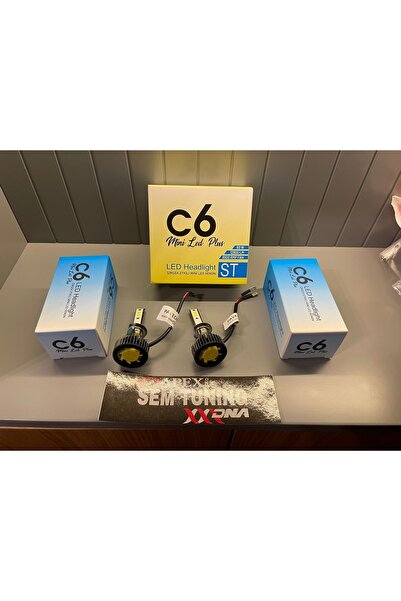 OEM H3 Led Xenon Mini Led Xenon 12800 Lümen Beyaz Renk 6000 Kelvin