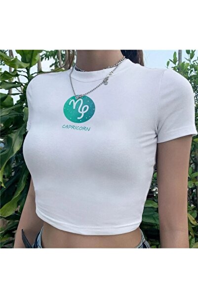 Gofeel Σειρά Ωροσκόπιο Σημειώσεων Καπρίκορν, Λευκό Χρώμα με Σχέδιο, Γυναικείο...