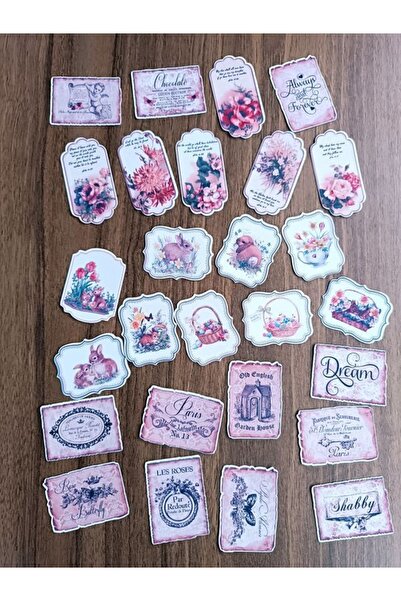 EyER Shoping Αυτοκόλλητο ετικέτας vintage που είναι κατάλληλο για Bullet Journal