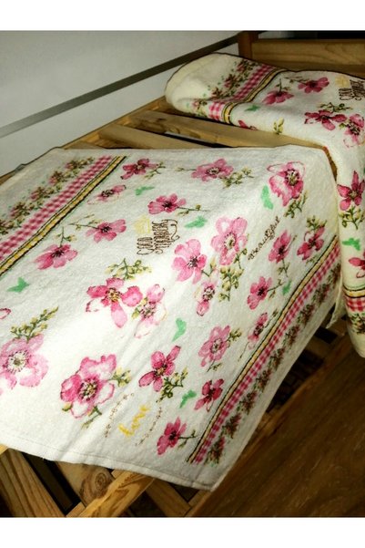 Neweste Kitchen Towel Tea Towel Kitchen Cotton Printed Hand Towel Patterned Towel 30*50 Cm Single