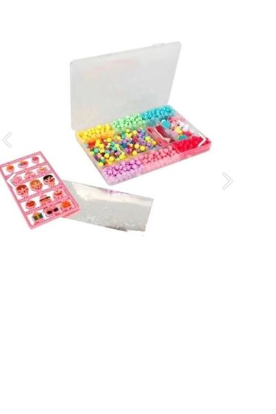 hobi market art Çocuklar Için Takı Yapma Seti - Hobi Bileklik Kolye Yapım Set...