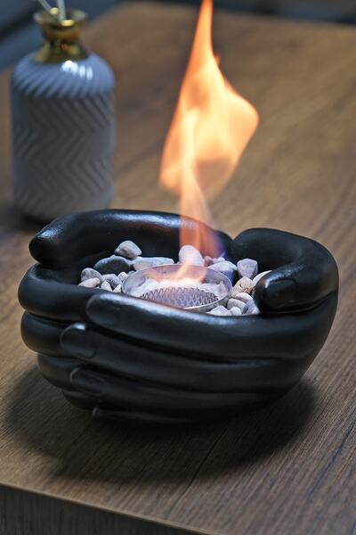 shiva dizayn Masa Üstü Şömine %100 El Yapımı