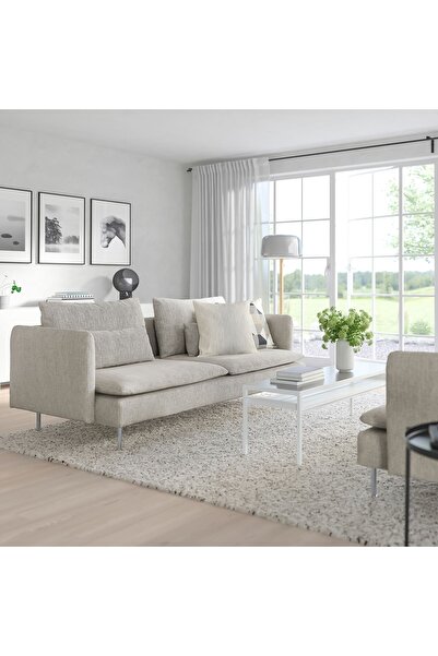 ERİZA Bella 2li Koltuk (vizon) 198x99cm Keten 30