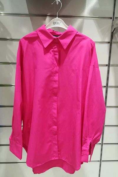Quzu Oversize Fuchsia Shirt