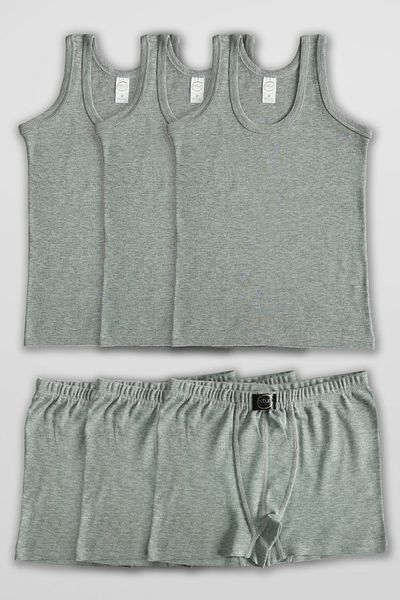 ali altun iç giyim Boy's Athlete Boxer Set 6002p3