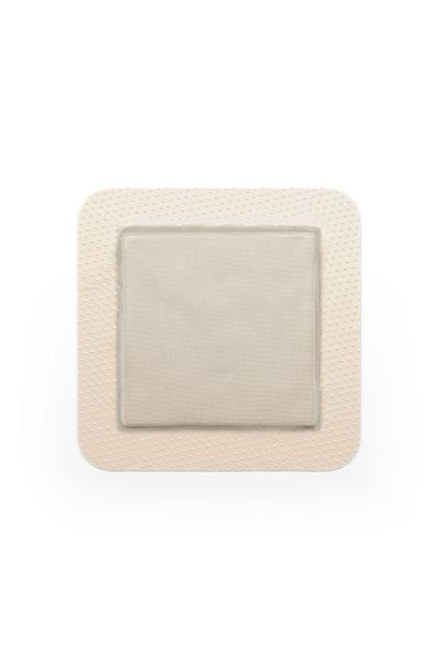 Mepilex غطاء للجروح والحروق باللون الفضي المضاد للميكروبات (10 × 30 سم) صندوق واحد