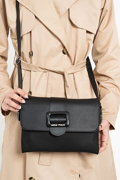 By Hakan Miami Polo Club 1138 Women's Shoulder Bag Women's Cross Bag Black