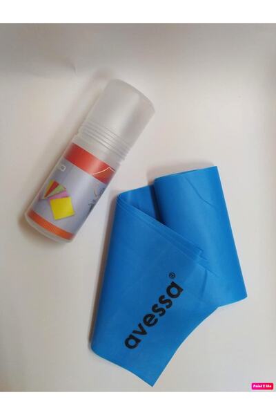 AVESSA Pb-45 لاتكس في أنبوب PVC متوسط - شريط بيلاتيس مقاوم للتمارين الرياضية،...