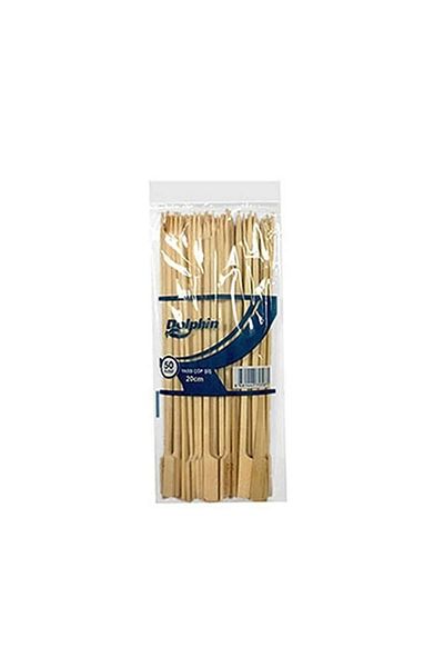 Dolphin Flat Garbage Skewers 20 cm Pack of 50