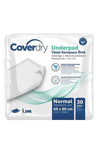MEDİKAL Coverdry Yatak Koruyucu-kedi/köpek Serme 60 X 90 - 60 Adet 2 Paket