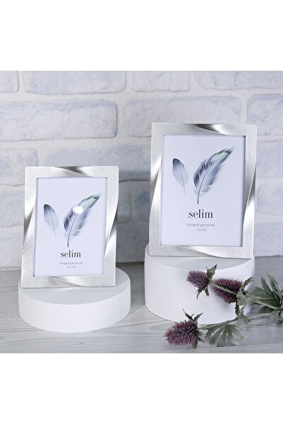 Selim 13x18 Curved Frame Silver