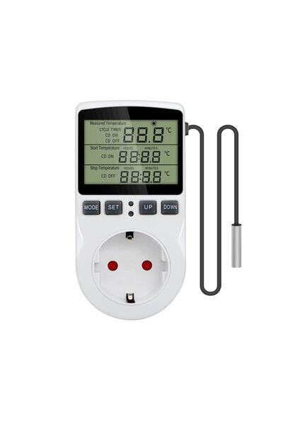 Hubstein 220v Lcd Ekranlı 3 Modlu Zamanlayıcı Fonksiyonlu Akıllı Kontrol Sist...