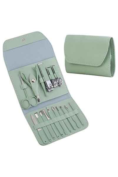 DUHALINE مجموعة العناية بالأظافر والباديكير الاحترافية المكونة من 16 قطعة من ...