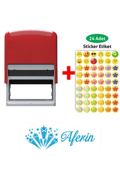 Baskı Life Kendinden Mürekkepli Öğretmen Kaşesi Aferin Kaşesi Bl-67