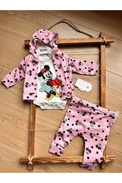 Murat Baby طقم بناتي بطبعة فأر