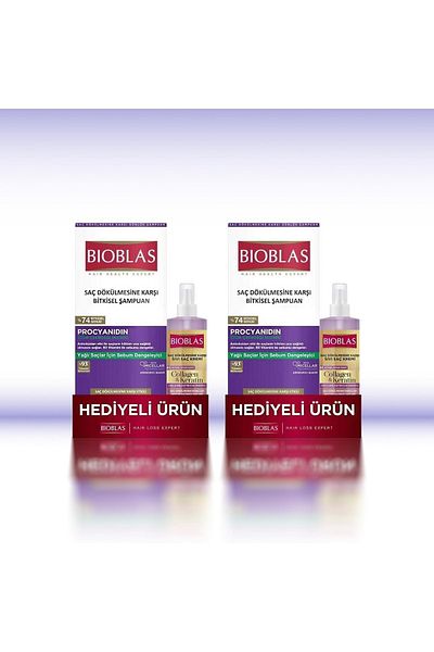 Bioblas Shampoo for Oily Sheets 360 ml + Sheet Cream 115 ml