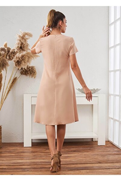 Relax Mode Kadın Keten Elbise - 45649