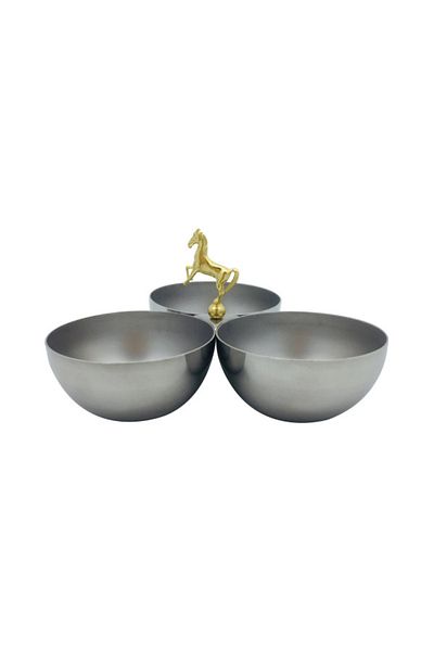 Narin Star Snack Bowl - 3-Piece - With Horse Figure