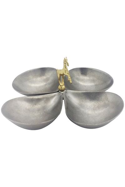 Narin Saturn Snack Bowl - Retro - With Horse Figure
