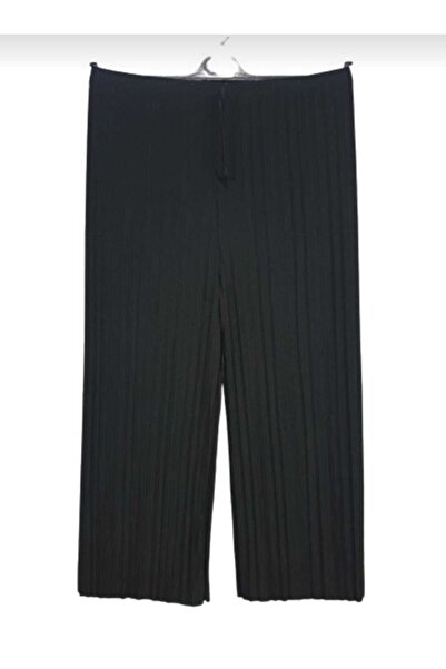 FATELLA Women's Mother Elastic Waist Wide Leg Lycra Pleated Buzi Comfortable ...