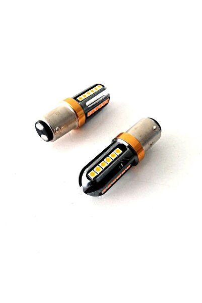 Fardoktoru P21/5w Çift Duy Turuncu Led Oto Ampul Photon Ph7216naex Uyumlu