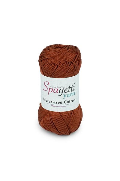 Spagettiyarn Πλεκτό νήμα από βαμβακερό πλακάκι Mercerized