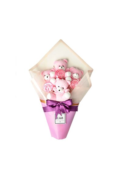 u&b teddy bear flowers Teddy Bear Flowers Tatlı Pembe Şekerli Ayıcık Çiçek Bu...