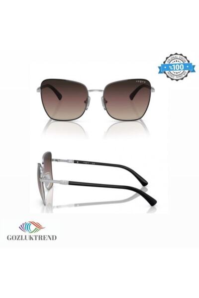 Vogue Kadın Güneş Gözlüğü Siyah Ön Kısım /gümüş Rengi 4277sb 352/e2 56 18 140