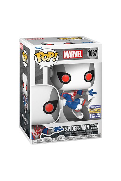 Funko شخصية مارفل سبايدر مان بيج آيز آرمور 2022 لمهرجان الشتاء