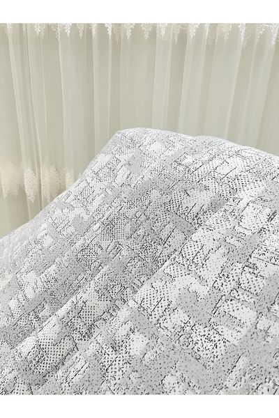Özlü Home Luxury Cotton Sofa Bed Cover 170X220 Gray Anti-Slip Sofa Shawl