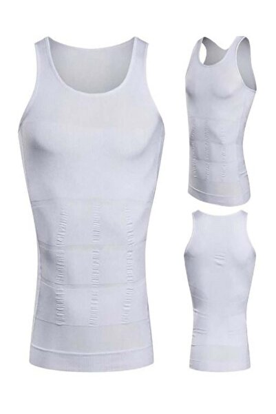 MİSTİRİK Toscana Model White Color Recovery Firming Belly Correcting Corset Athlete