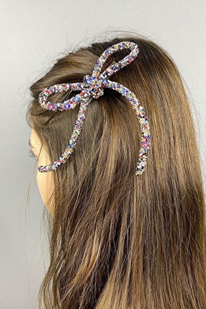 FdayAksesuar Sortiment de agrafe de păr cu design special colorat și cu pietre complete – agrafă – clemă