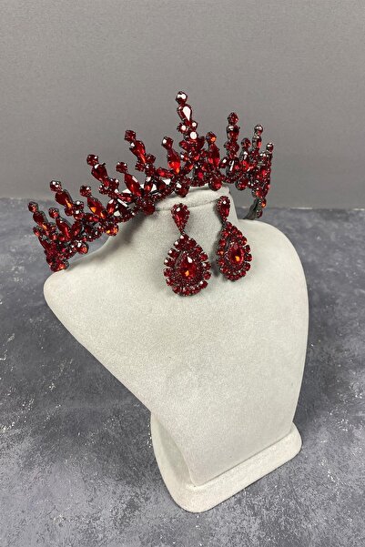 FdayAksesuar Accesoriu pentru coroana de mireasa, set coroana de mireasa cu p...